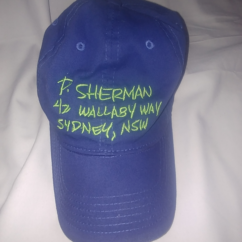 DISNEY, P. Sherman hat from finding Nemo